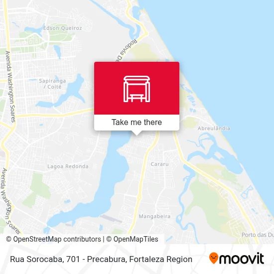 Rua Sorocaba, 701 - Precabura map