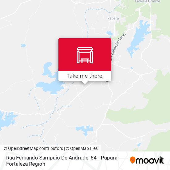 Rua Fernando Sampaio De Andrade, 64 - Papara map