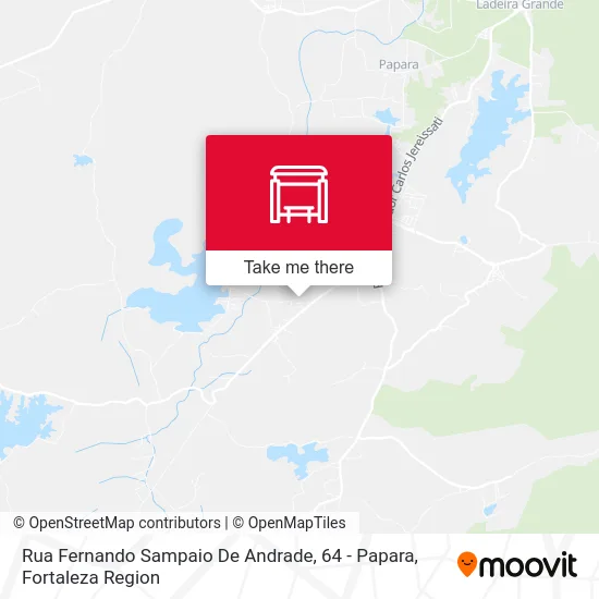 Rua Fernando Sampaio De Andrade, 64 - Papara map