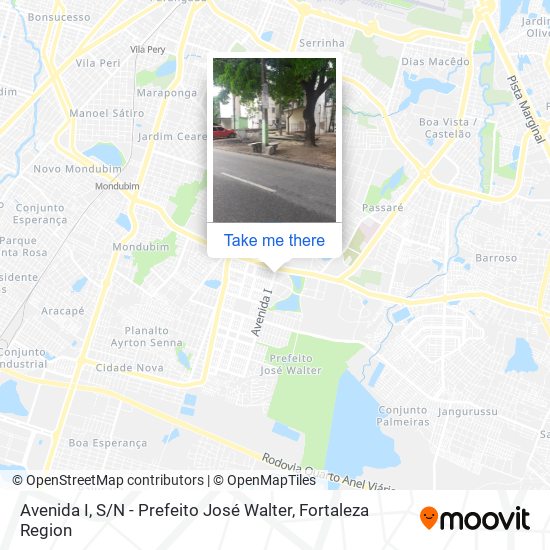 Avenida I, S / N - Prefeito José Walter map