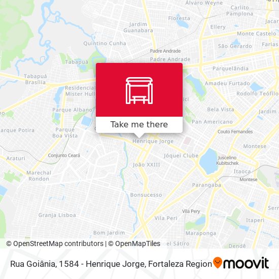 Rua Goiânia, 1584 - Henrique Jorge map