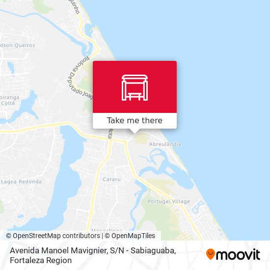 Avenida Manoel Mavignier, S / N - Sabiaguaba map