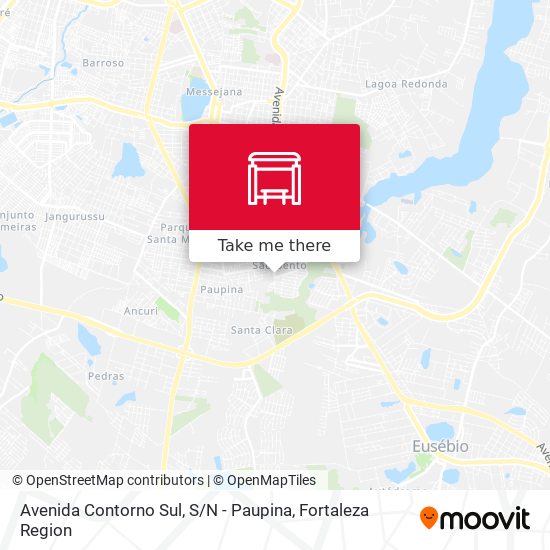 Avenida Contorno Sul, S / N - Paupina map