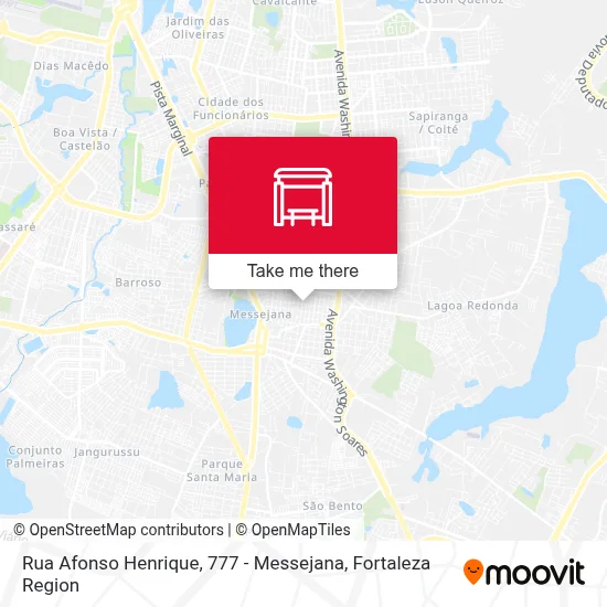 Rua Afonso Henrique, 777 - Messejana map