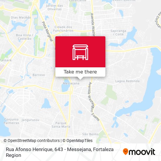 Rua Afonso Henrique, 643 - Messejana map