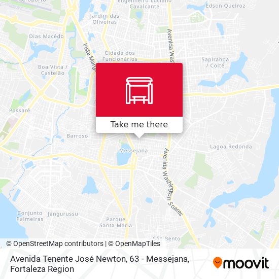Avenida Tenente José Newton, 63 - Messejana map