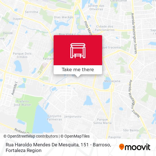 Rua Haroldo Mendes De Mesquita, 151 - Barroso map