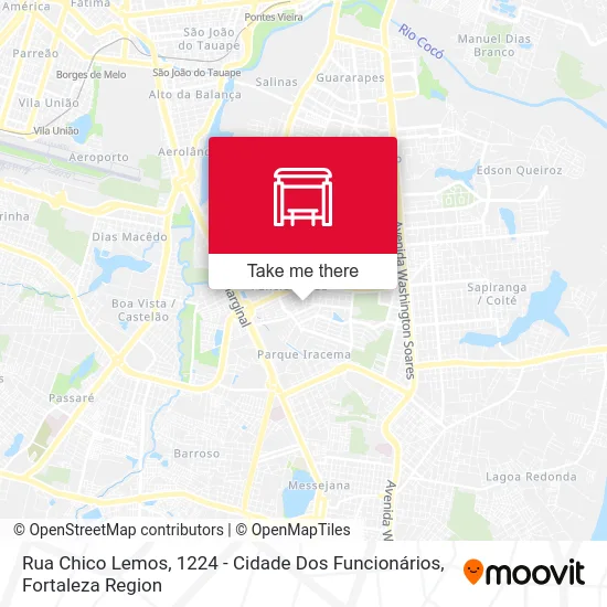 Rua Chico Lemos, 1224 - Cidade Dos Funcionários map