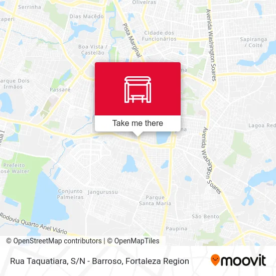 Rua Taquatiara, S/N - Barroso map