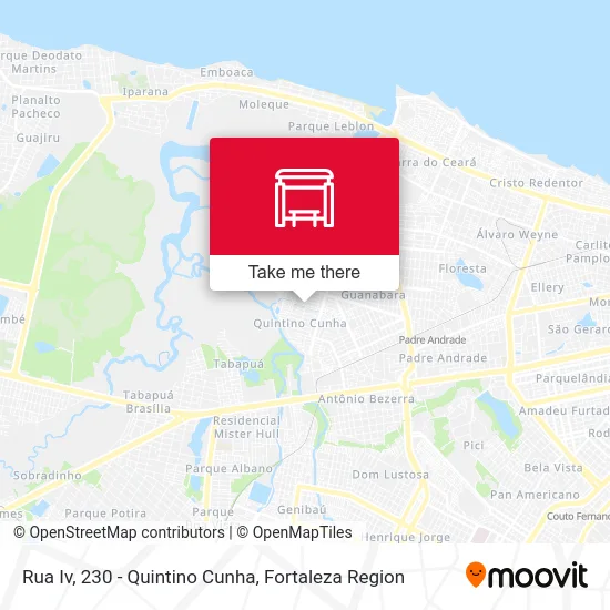 Rua Iv, 230 - Quintino Cunha map