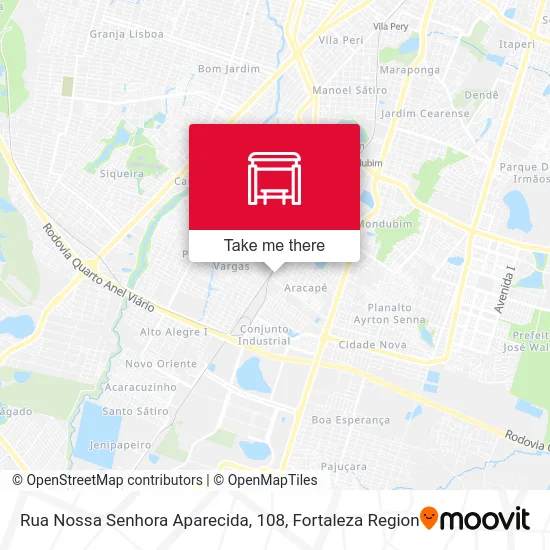 Rua Nossa Senhora Aparecida, 108 map