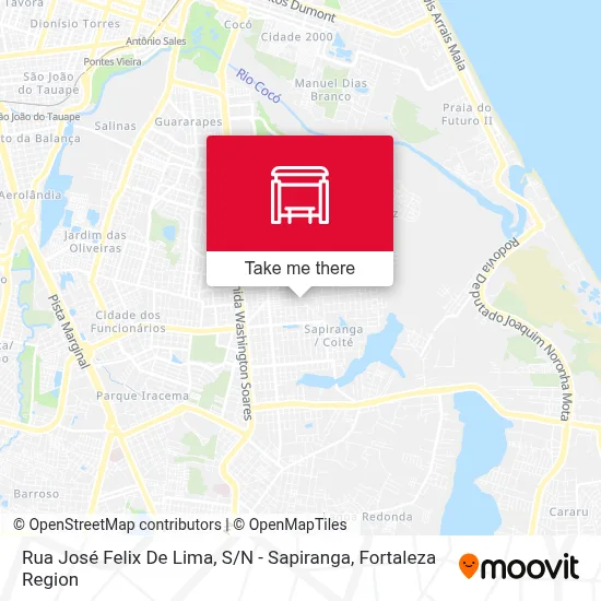 Rua José Felix De Lima, S / N - Sapiranga map