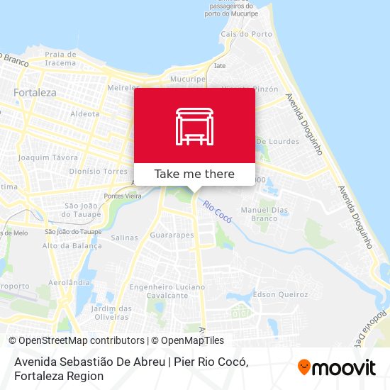 Mapa Avenida Sebastião De Abreu | Pier Rio Cocó