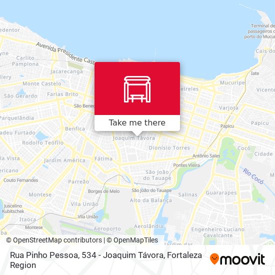Rua Pinho Pessoa, 534 - Joaquim Távora map
