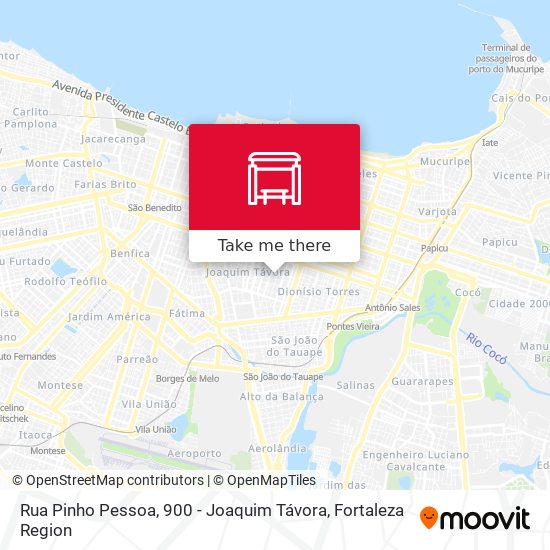 Rua Pinho Pessoa, 900 - Joaquim Távora map