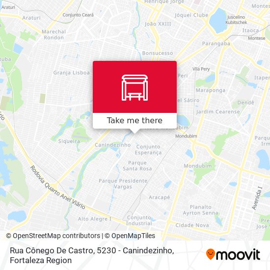 Rua Cônego De Castro, 5230 - Canindezinho map