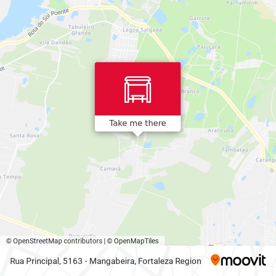 Rua Principal, 5163 - Mangabeira map