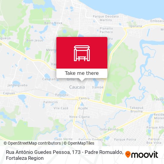 Rua Antônio Guedes Pessoa, 173 - Padre Romualdo map