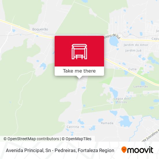 Avenida Principal, Sn - Pedreiras map