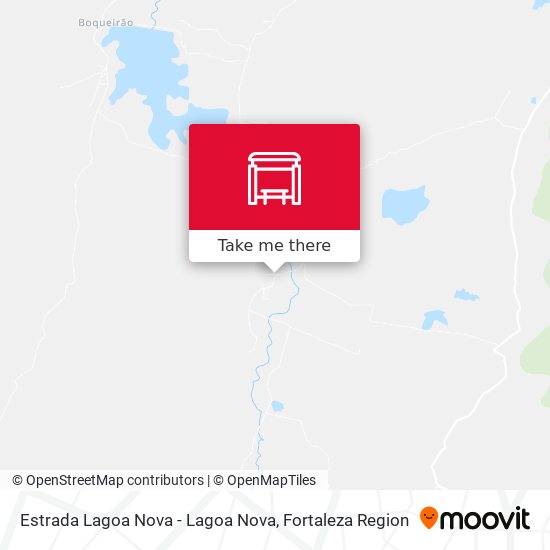 Estrada Lagoa Nova - Lagoa Nova map