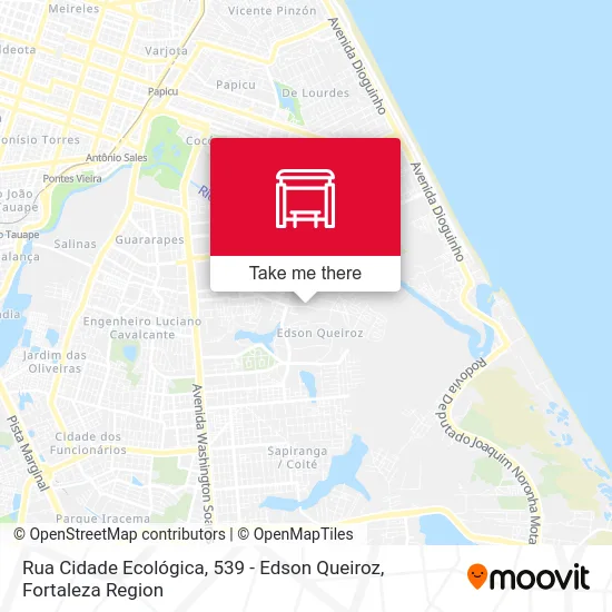 Rua Cidade Ecológica, 539 - Edson Queiroz map