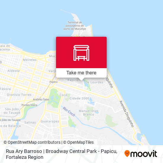 Rua Ary Barroso | Broadway Central Park - Papicu map