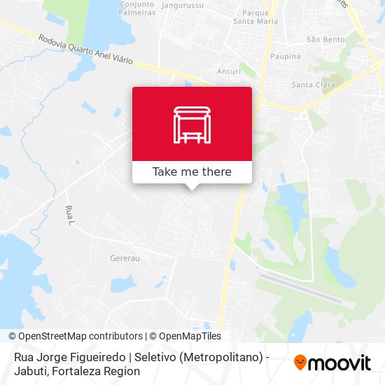 Rua Jorge Figueiredo | Seletivo (Metropolitano) - Jabuti map