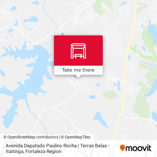 Avenida Deputado Paulino Rocha | Terras Belas - Itaitinga map