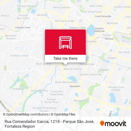 Rua Comendador Garcia, 1218 - Parque São José map