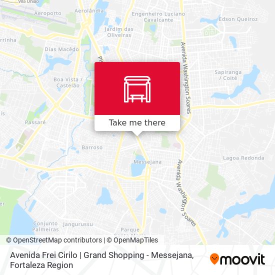 Avenida Frei Cirilo | Grand Shopping - Messejana map