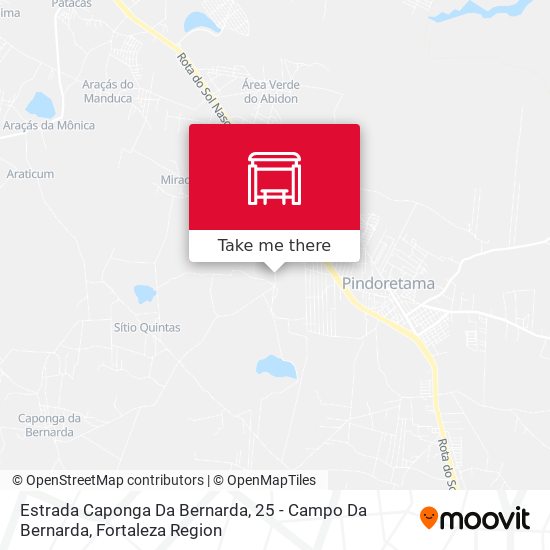 Estrada Caponga Da Bernarda, 25 - Campo Da Bernarda map