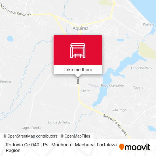 Rodovia Ce-040 | Psf Machuca - Machuca map