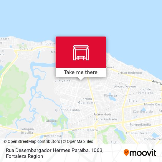 Mapa Rua Desembargador Hermes Paraíba, 1063