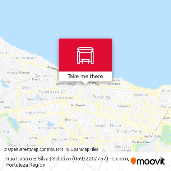 Rua Castro E Silva | Seletivo (059 / 220 / 757) - Centro map