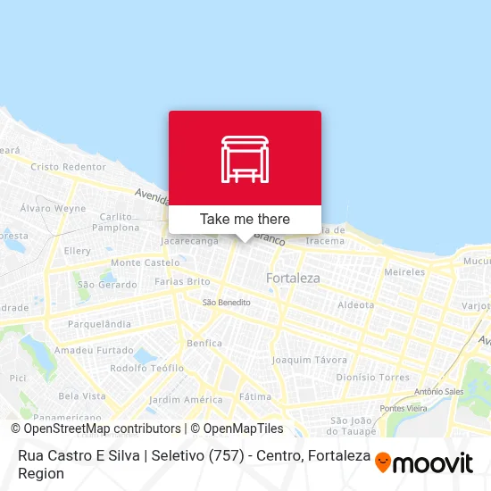 Rua Castro E Silva | Seletivo (757) - Centro map