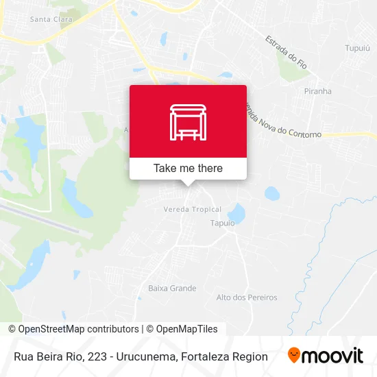 Rua Beira Rio, 223 - Urucunema map