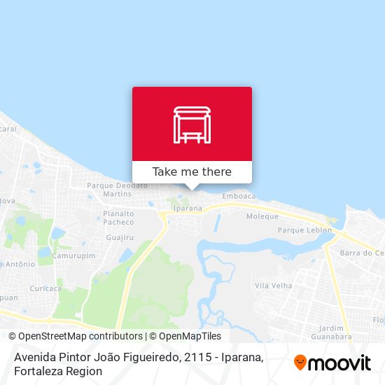 Avenida Pintor João Figueiredo, 2115 - Iparana map