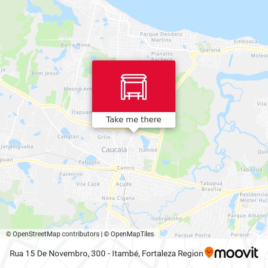 Rua 15 De Novembro, 300 - Itambé map