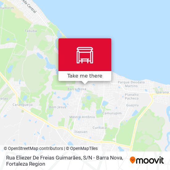 Rua Eliezer De Freias Guimarães, S / N - Barra Nova map