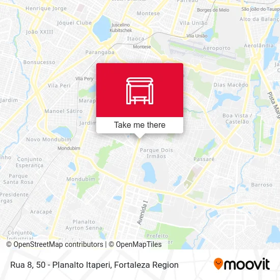 Rua 8, 50 - Planalto Itaperi map