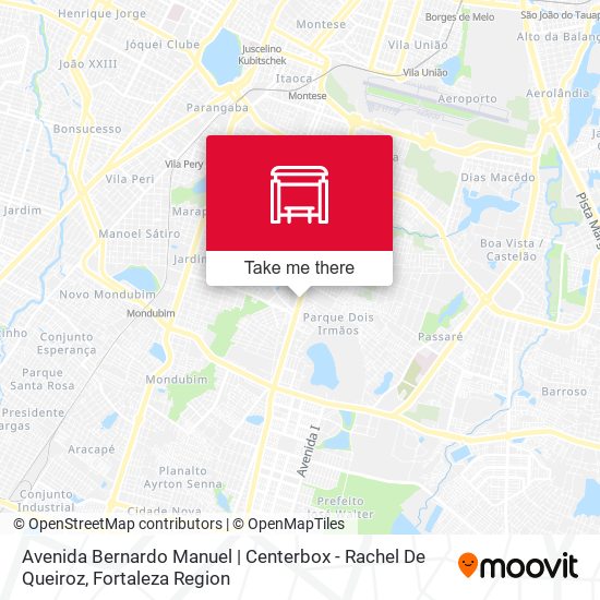Avenida Bernardo Manuel | Centerbox - Rachel De Queiroz map