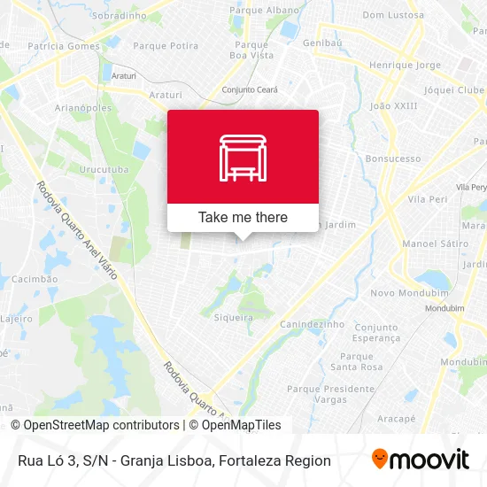 Rua Ló 3, S/N - Granja Lisboa map