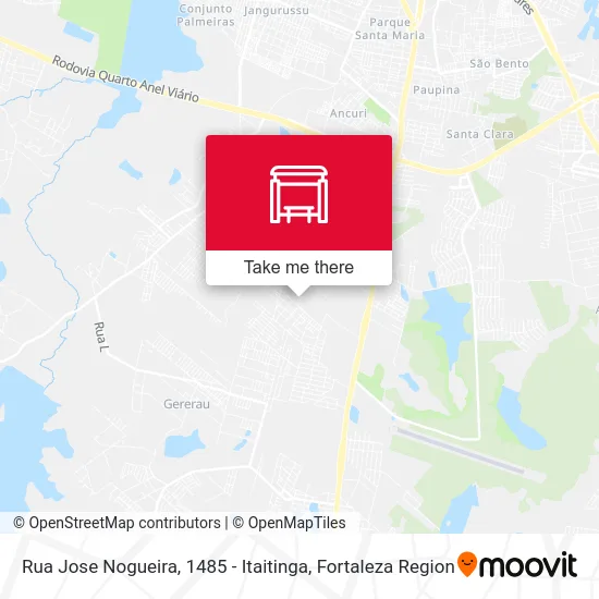 Rua Jose Nogueira, 1485 - Itaitinga map