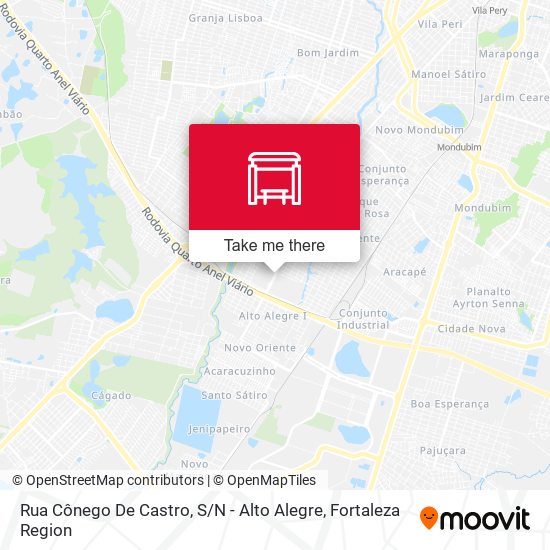 Rua Cônego De Castro, S / N - Alto Alegre map