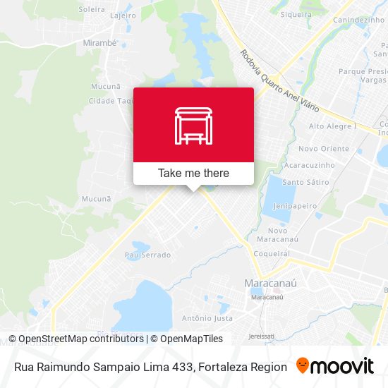 Rua Raimundo Sampaio Lima 433 map