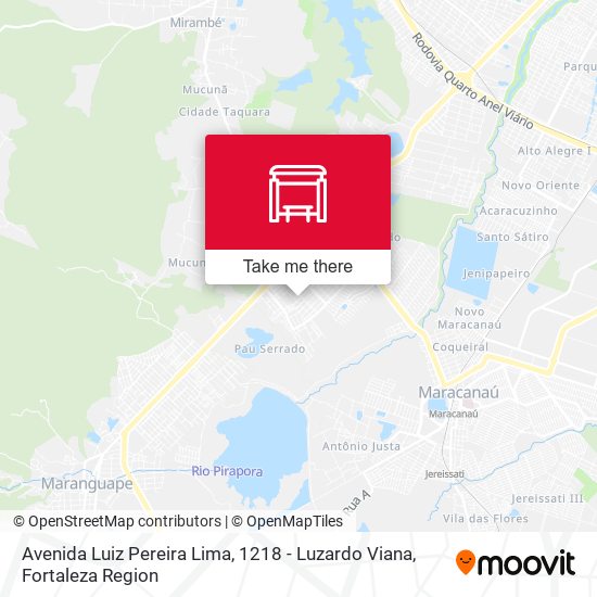 Avenida Luiz Pereira Lima, 1218 - Luzardo Viana map