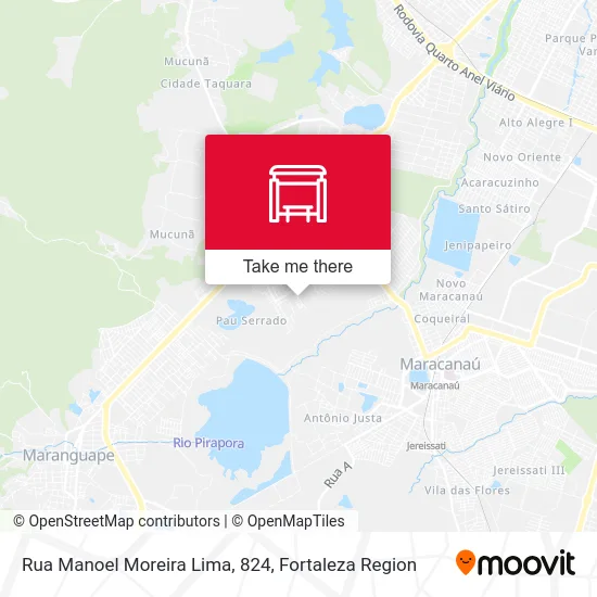 Rua Manoel Moreira Lima, 824 map