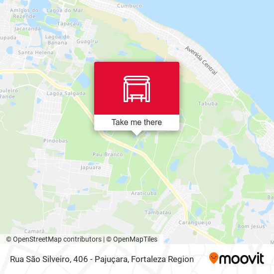 Rua São Silveiro, 406 - Pajuçara map