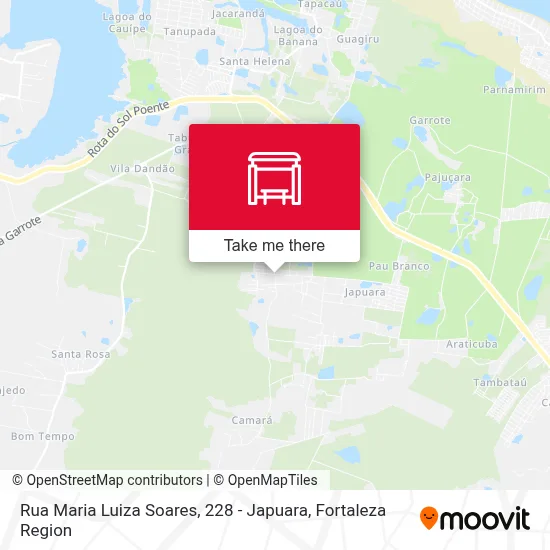 Rua Maria Luiza Soares, 228 - Japuara map