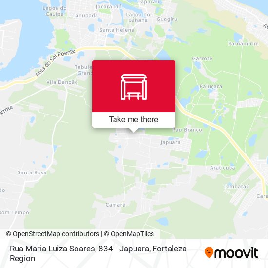 Rua Maria Luiza Soares, 834 - Japuara map